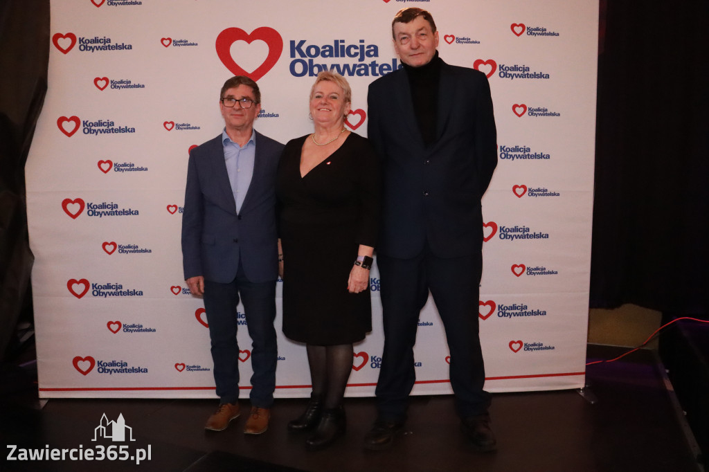 Fotorelacja: Prezentacja kandydatów Komitetu Koalicji Obywatelskiej w Zawierciu