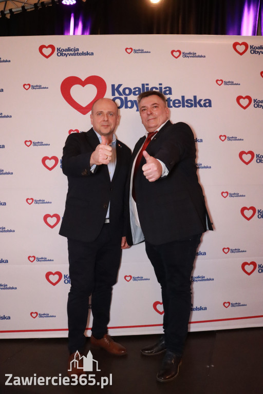 Fotorelacja: Prezentacja kandydatów Komitetu Koalicji Obywatelskiej w Zawierciu