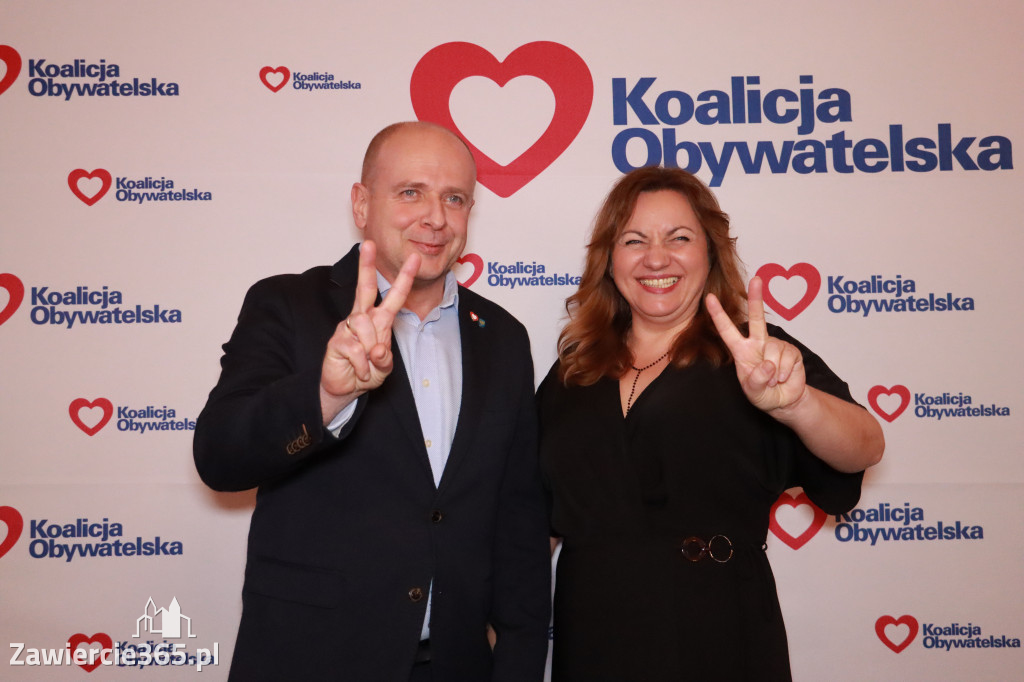 Fotorelacja: Prezentacja kandydatów Komitetu Koalicji Obywatelskiej w Zawierciu