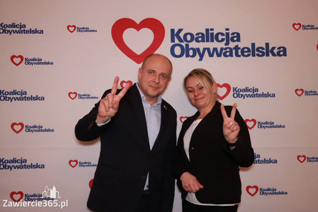 Fotorelacja: Prezentacja kandydatów Komitetu Koalicji Obywatelskiej w Zawierciu