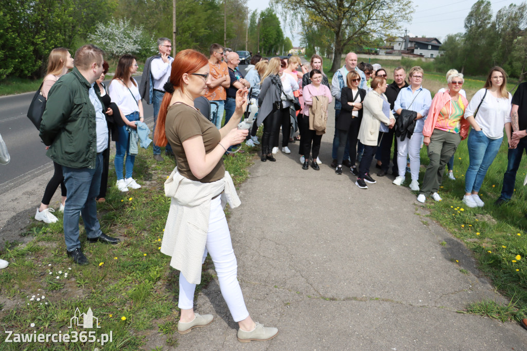 Fotorelacja Łazy: spacer z Burmistrzem Maciejem Kaczyńskim