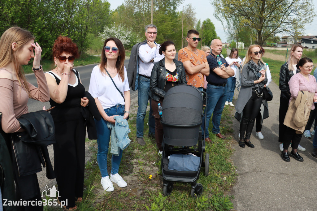 Fotorelacja Łazy: spacer z Burmistrzem Maciejem Kaczyńskim