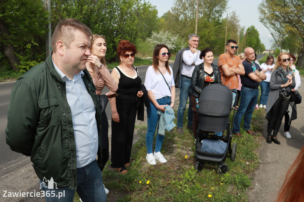 Fotorelacja Łazy: spacer z Burmistrzem Maciejem Kaczyńskim