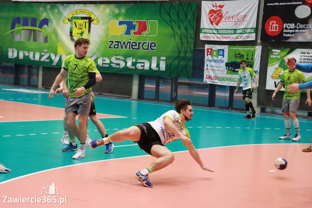 Zawiercie: KS  VIRET CMS ZAWIERCIE VS UNIMETAL RECYCLING MTS CHRZANÓW.