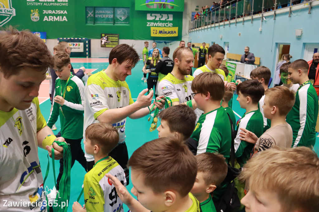 Zawiercie: KS  VIRET CMS ZAWIERCIE VS UNIMETAL RECYCLING MTS CHRZANÓW.