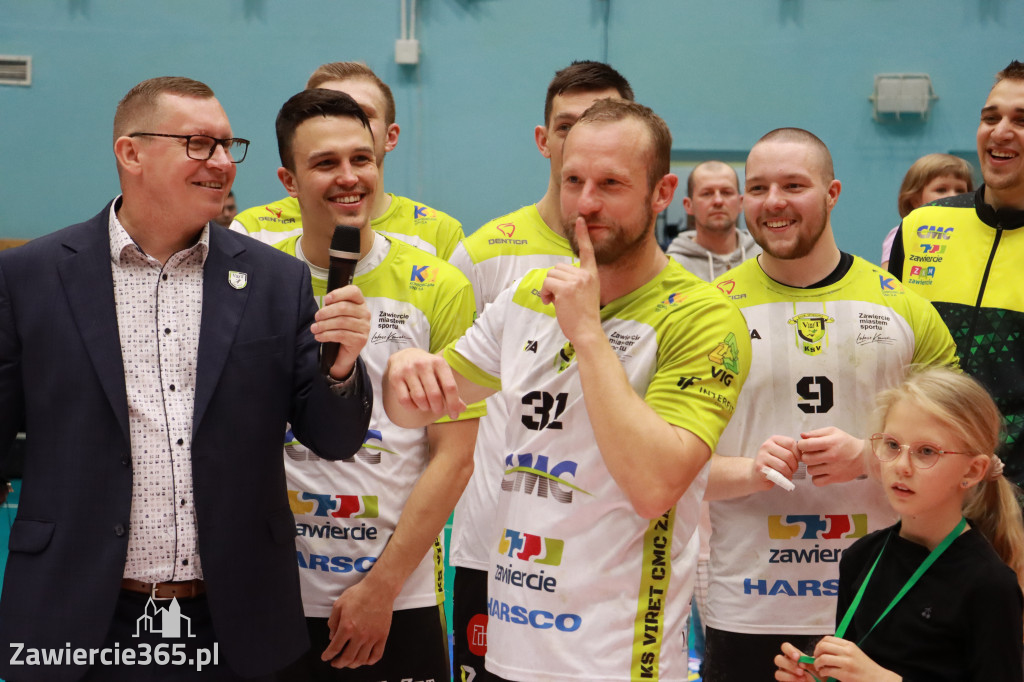 Zawiercie: KS  VIRET CMS ZAWIERCIE VS UNIMETAL RECYCLING MTS CHRZANÓW.