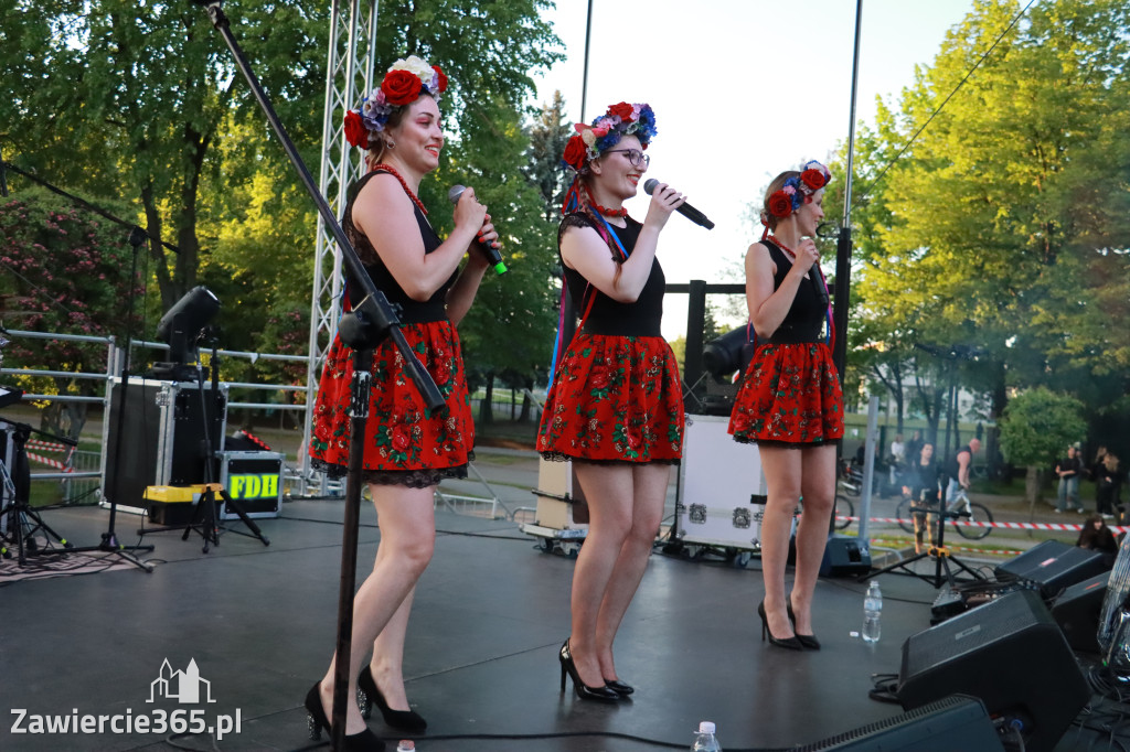 Fotorelacja Zawiercie: Izabela Grzyb, Trio Retro, Słowianki