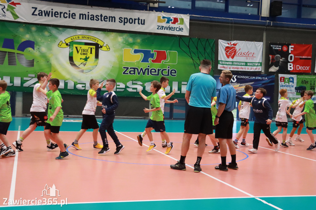 Zawiercie: Finały Mistrzostw Śląska w Piłce Ręcznej w kategorii dzieci.