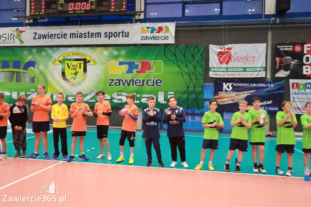 Zawiercie: Finały Mistrzostw Śląska w Piłce Ręcznej w kategorii dzieci.