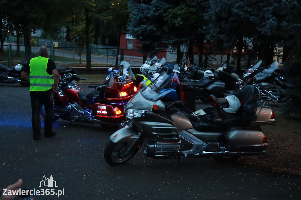 Fotorelacja: Nocna Parada Motocyklowa w Zawierciu