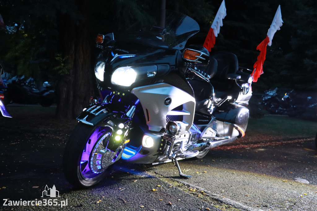 Fotorelacja: Nocna Parada Motocyklowa w Zawierciu
