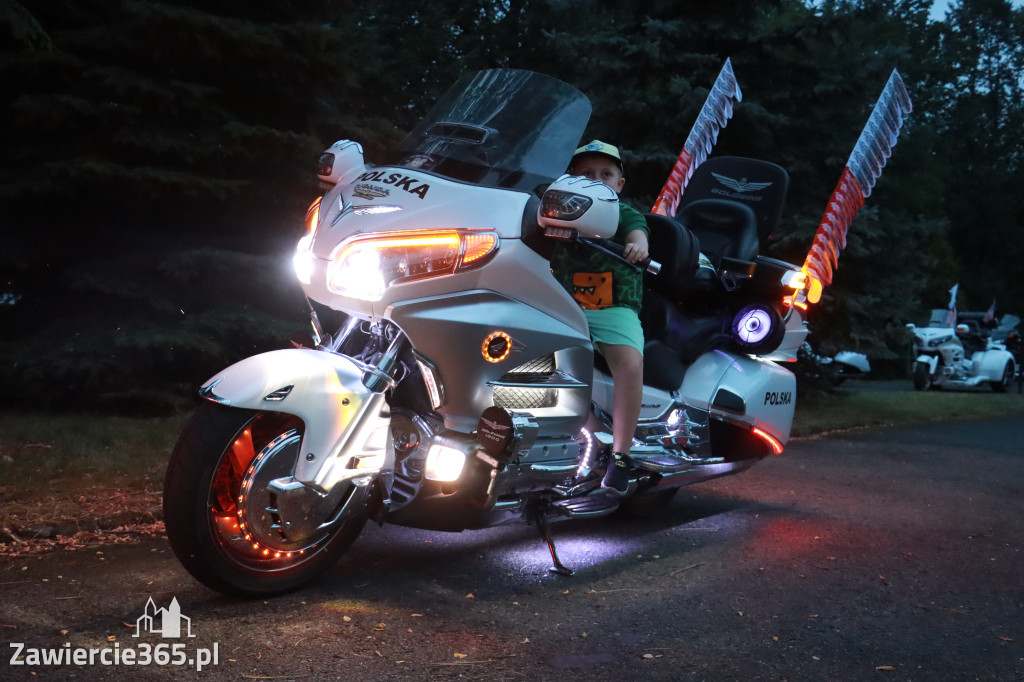 Fotorelacja: Nocna Parada Motocyklowa w Zawierciu