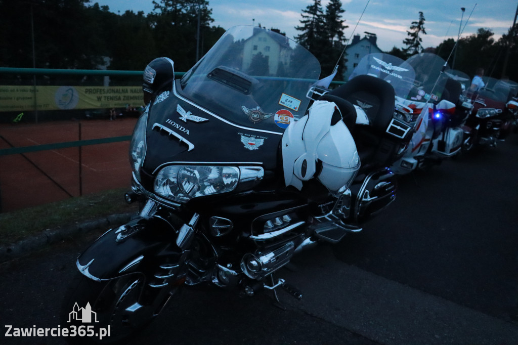 Fotorelacja: Nocna Parada Motocyklowa w Zawierciu