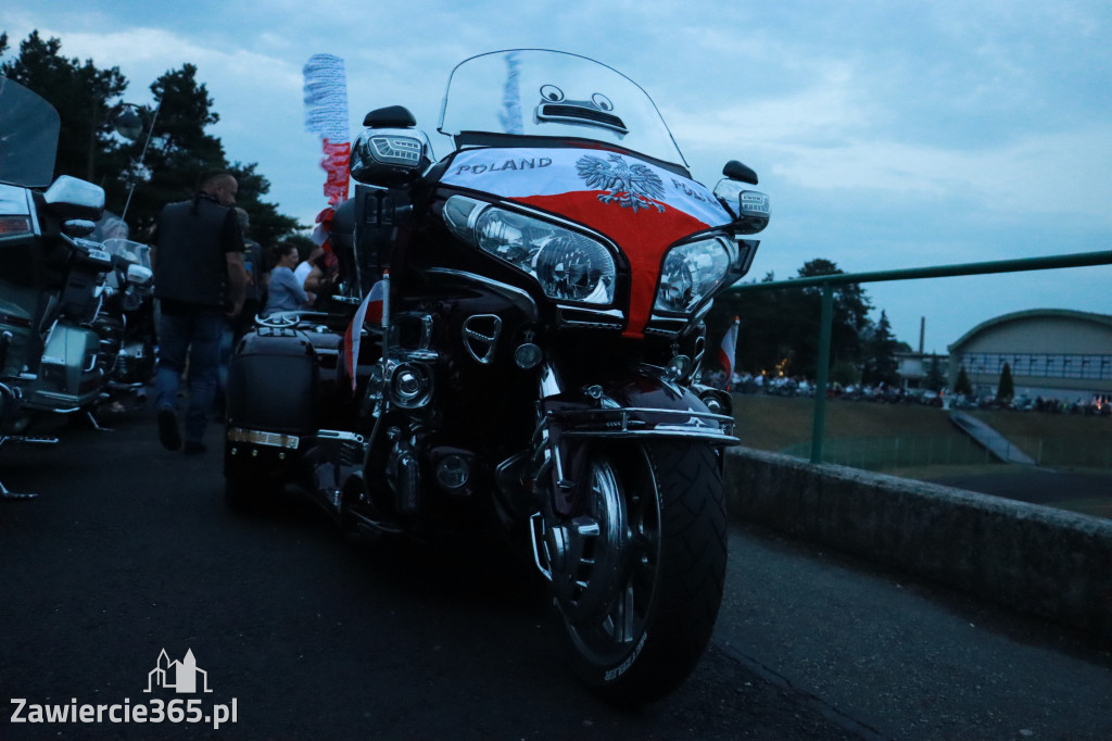 Fotorelacja: Nocna Parada Motocyklowa w Zawierciu