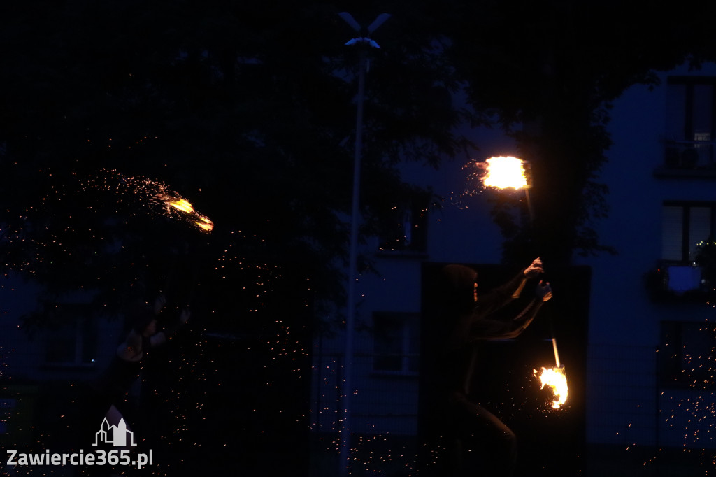 Fotorelacja: Nocna Parada Motocyklowa w Zawierciu