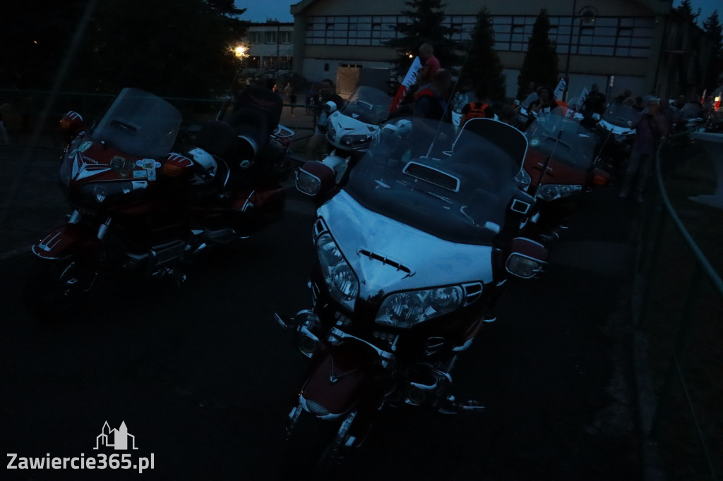 Fotorelacja: Nocna Parada Motocyklowa w Zawierciu