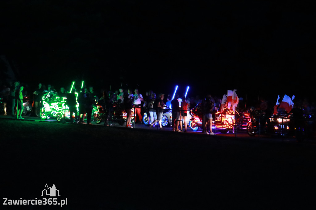 Fotorelacja: Nocna Parada Motocyklowa w Zawierciu