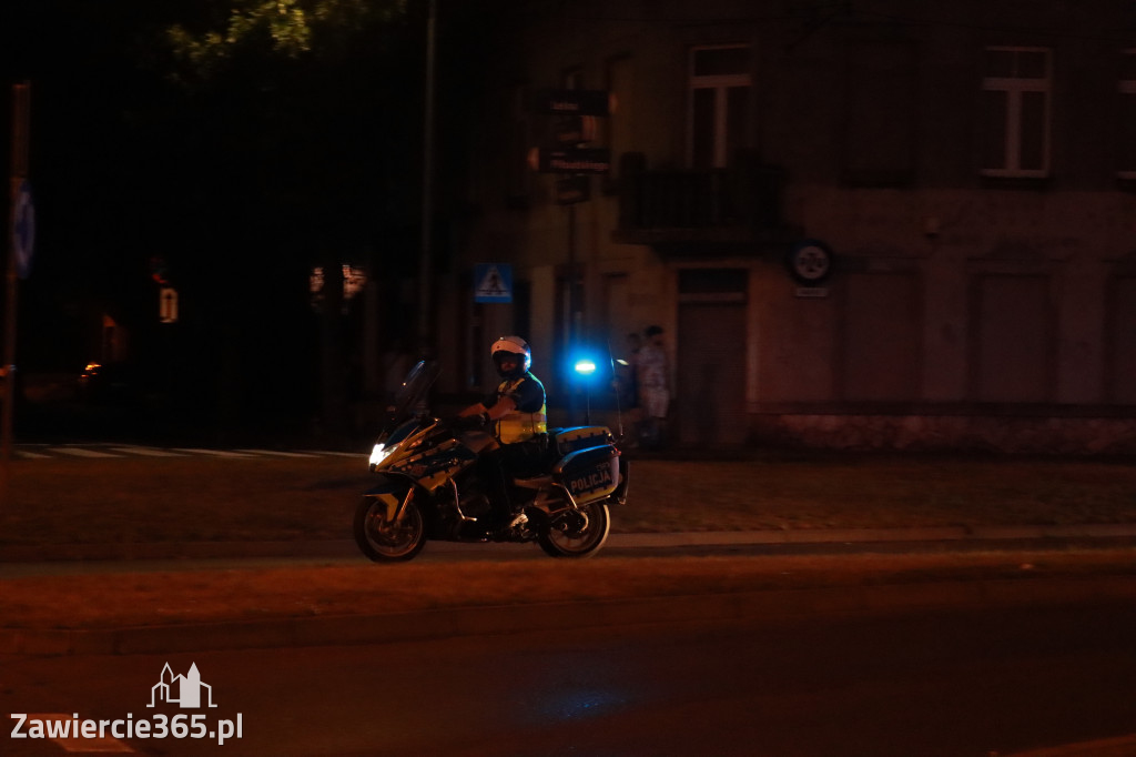 Fotorelacja: Nocna Parada Motocyklowa w Zawierciu