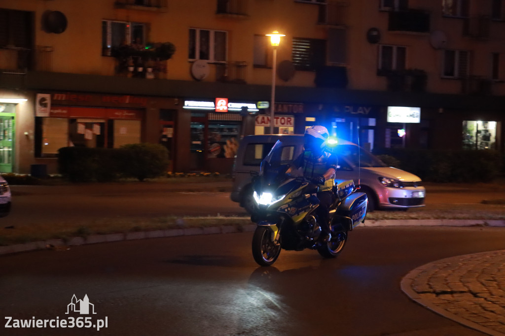 Fotorelacja: Nocna Parada Motocyklowa w Zawierciu