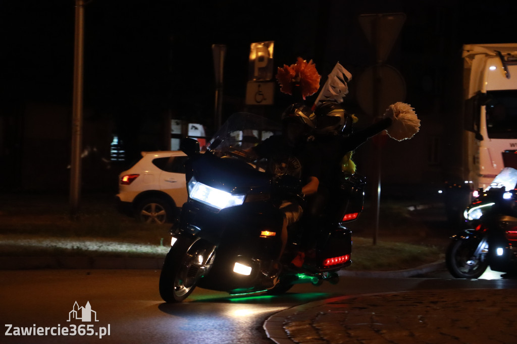 Fotorelacja: Nocna Parada Motocyklowa w Zawierciu