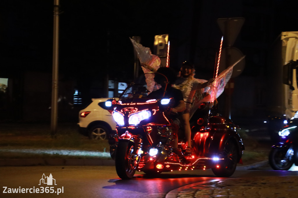 Fotorelacja: Nocna Parada Motocyklowa w Zawierciu