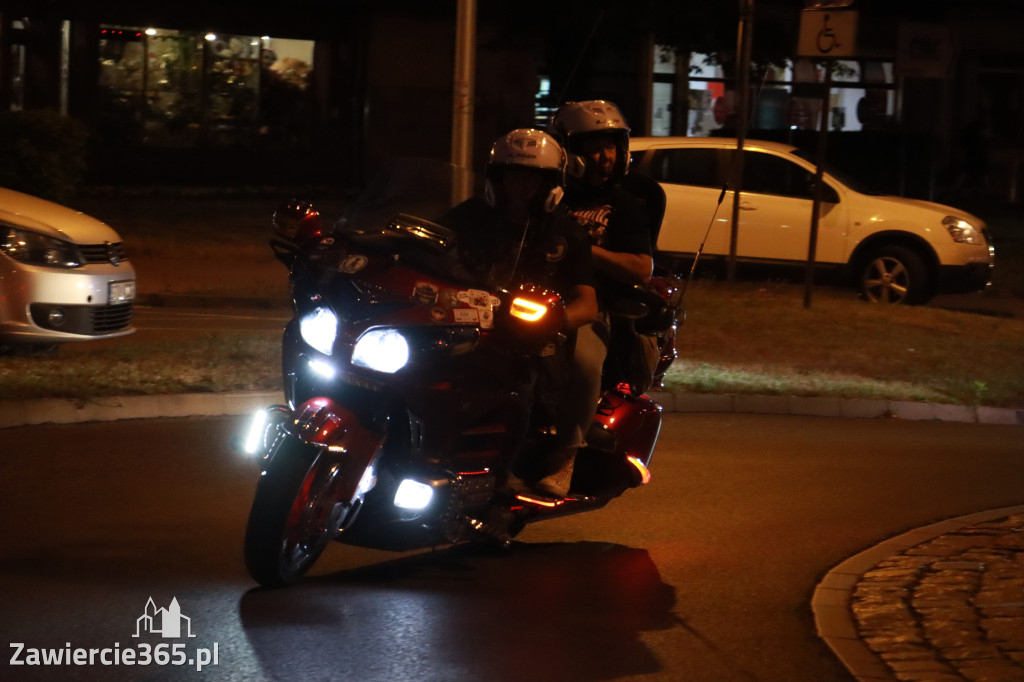 Fotorelacja: Nocna Parada Motocyklowa w Zawierciu