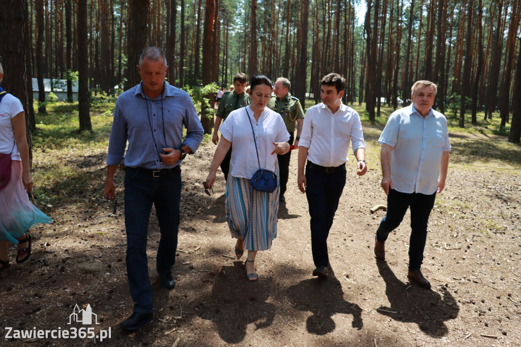 Fotorelacja: Wojewoda Marek Wójcik w Kostkowicach