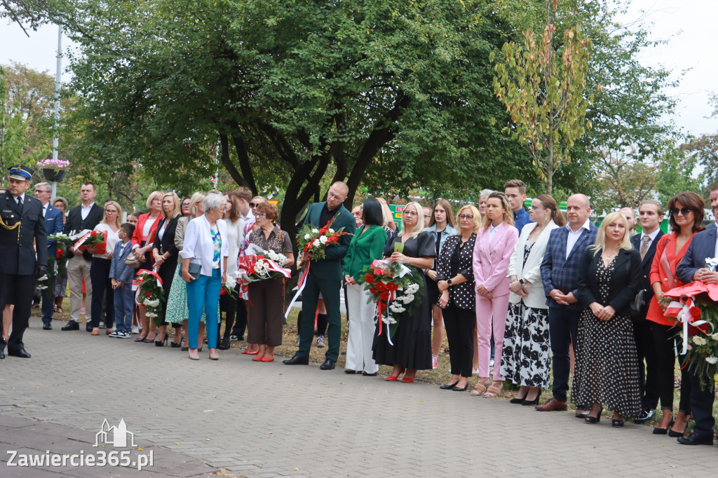 Fotorelacja: Zawiercie pamięta o ofiarach II wojny światowej