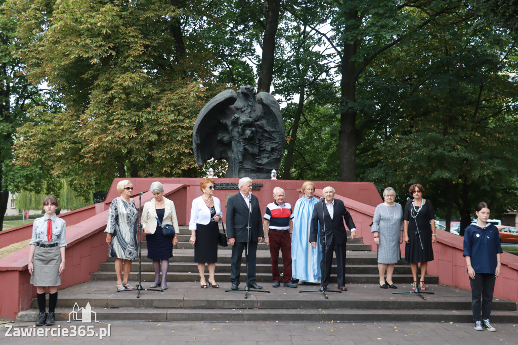 Fotorelacja: Zawiercie pamięta o ofiarach II wojny światowej