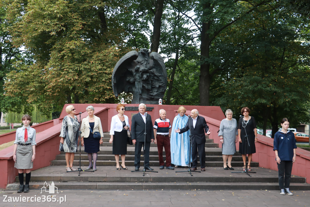 Fotorelacja: Zawiercie pamięta o ofiarach II wojny światowej