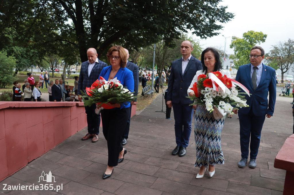 Fotorelacja: Zawiercie pamięta o ofiarach II wojny światowej