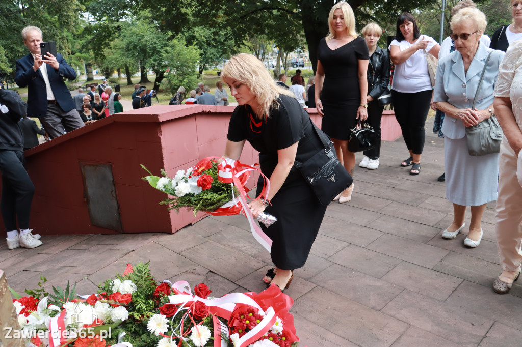 Fotorelacja: Zawiercie pamięta o ofiarach II wojny światowej