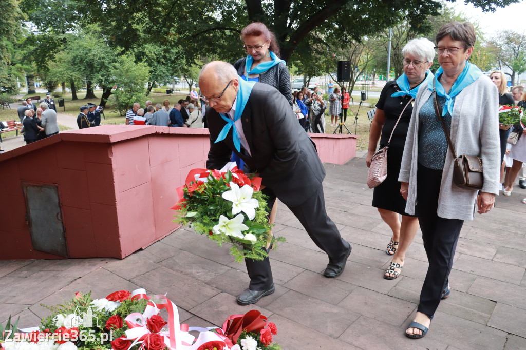 Fotorelacja: Zawiercie pamięta o ofiarach II wojny światowej