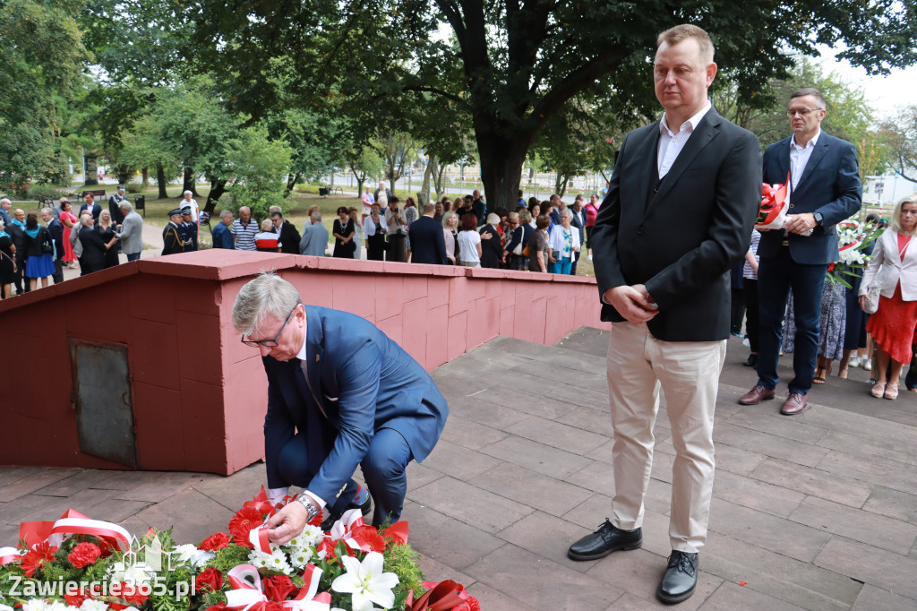 Fotorelacja: Zawiercie pamięta o ofiarach II wojny światowej