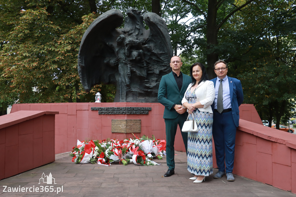 Fotorelacja: Zawiercie pamięta o ofiarach II wojny światowej