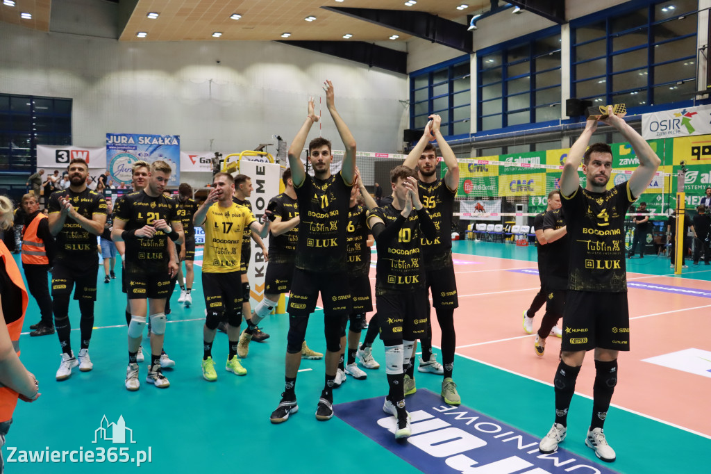 Fotorelacja: Po trzygodzinnej walce Aluron CMC Warta Zawiercie przegrała 2:3 z Bogdanką LUK-iem Lublin