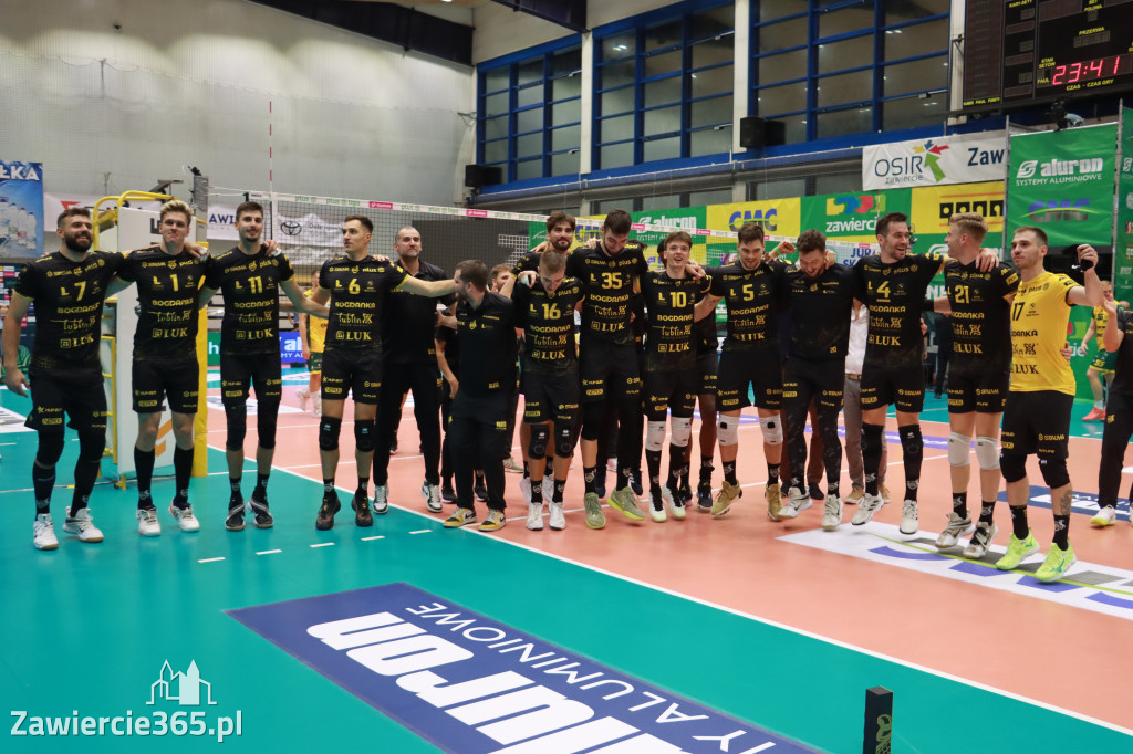 Fotorelacja: Po trzygodzinnej walce Aluron CMC Warta Zawiercie przegrała 2:3 z Bogdanką LUK-iem Lublin