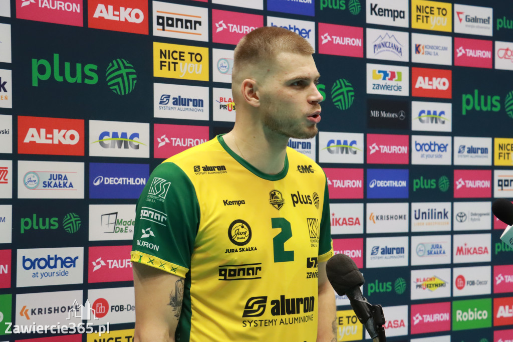 Fotorelacja: Po trzygodzinnej walce Aluron CMC Warta Zawiercie przegrała 2:3 z Bogdanką LUK-iem Lublin