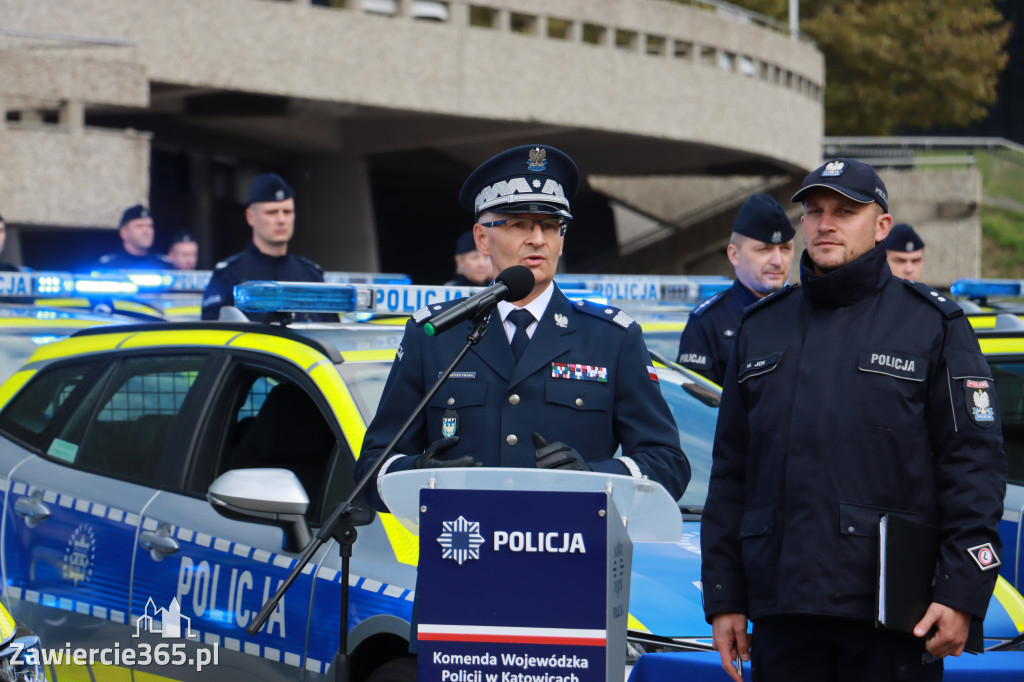 Fotorelacja: 2 nowe radiowozy dla Powiatu Zawierciańskiego