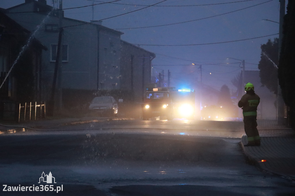 Fotorelacja: Powitanie nowego samochodu ratowniczo-gaśniczego w OSP Zawiercie-Bzów