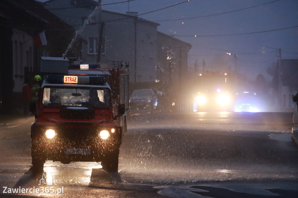 Fotorelacja: Powitanie nowego samochodu ratowniczo-gaśniczego w OSP Zawiercie-Bzów