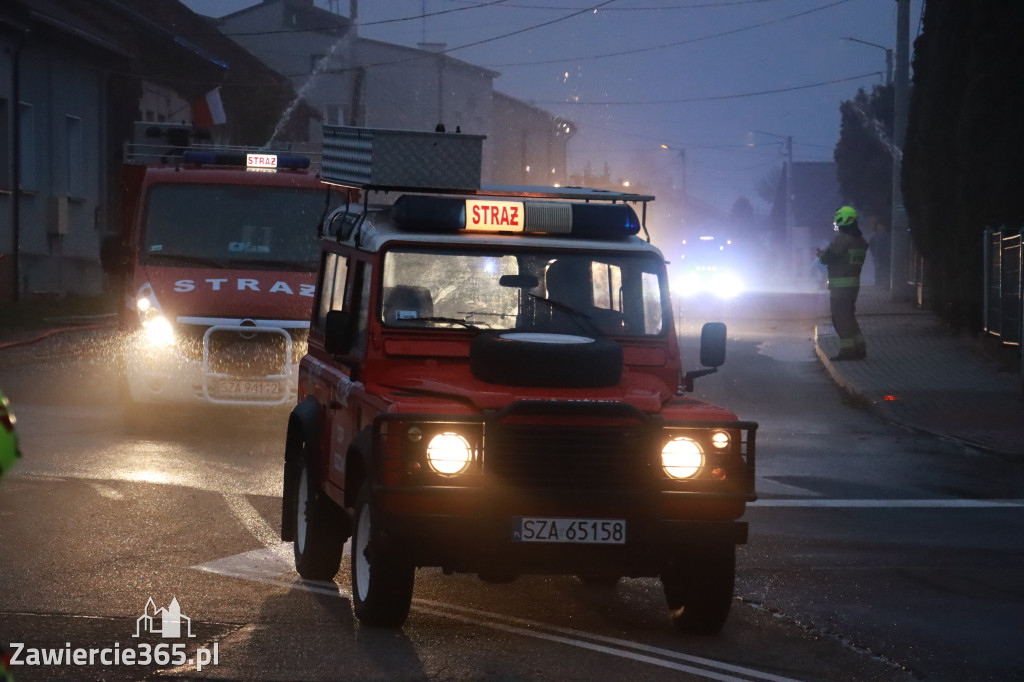 Fotorelacja: Powitanie nowego samochodu ratowniczo-gaśniczego w OSP Zawiercie-Bzów