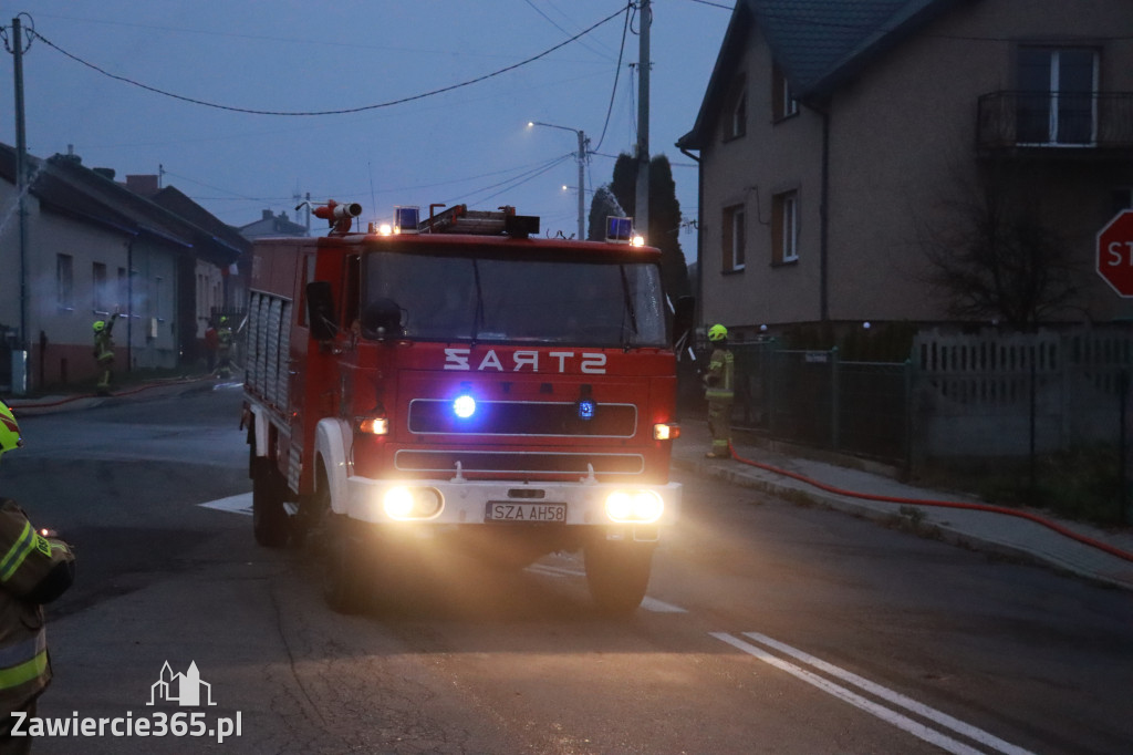 Fotorelacja: Powitanie nowego samochodu ratowniczo-gaśniczego w OSP Zawiercie-Bzów