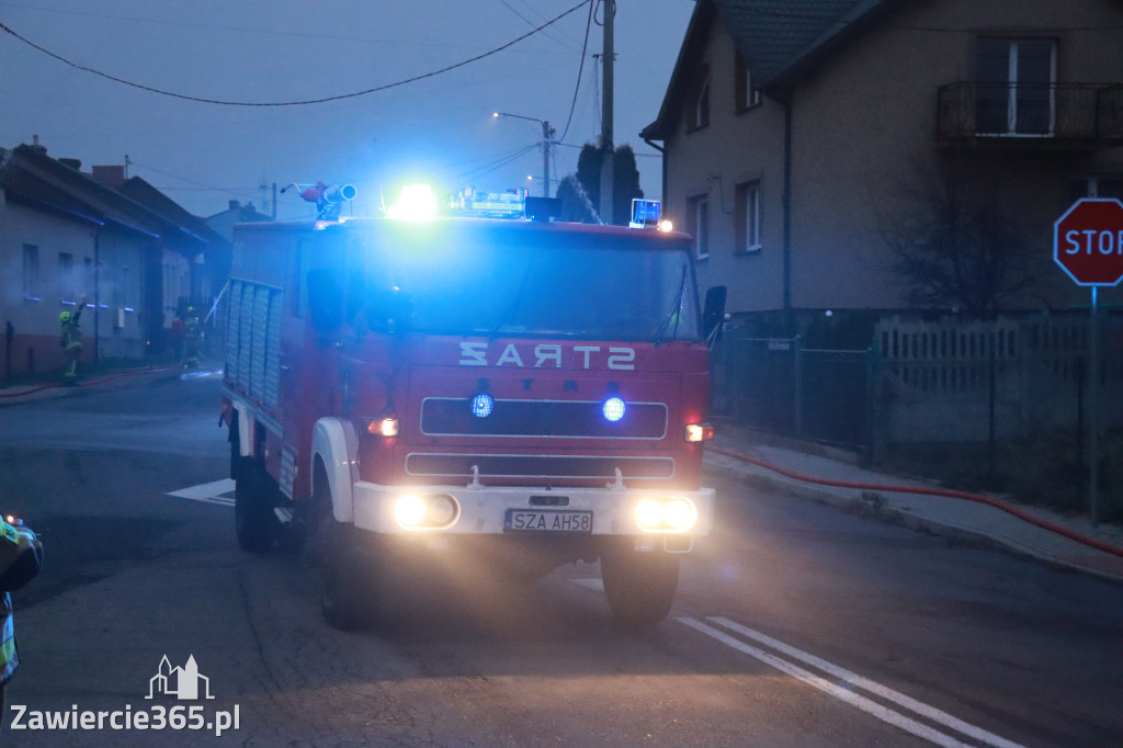 Fotorelacja: Powitanie nowego samochodu ratowniczo-gaśniczego w OSP Zawiercie-Bzów