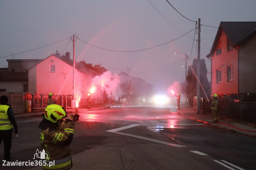 Fotorelacja: Powitanie nowego samochodu ratowniczo-gaśniczego w OSP Zawiercie-Bzów