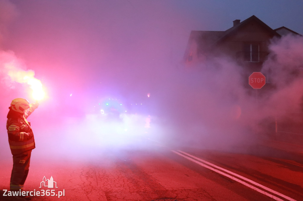 Fotorelacja: Powitanie nowego samochodu ratowniczo-gaśniczego w OSP Zawiercie-Bzów