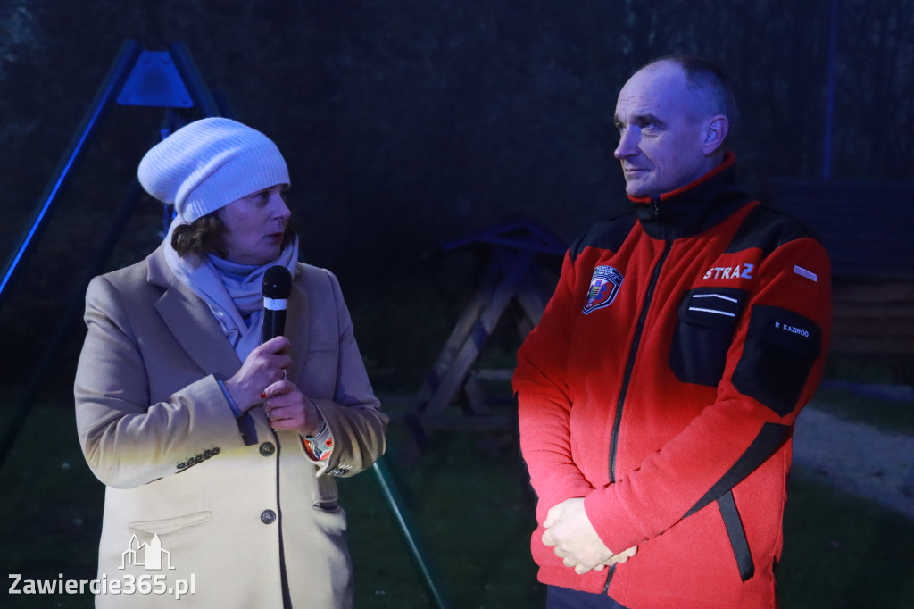 Fotorelacja: Powitanie nowego samochodu ratowniczo-gaśniczego w OSP Zawiercie-Bzów