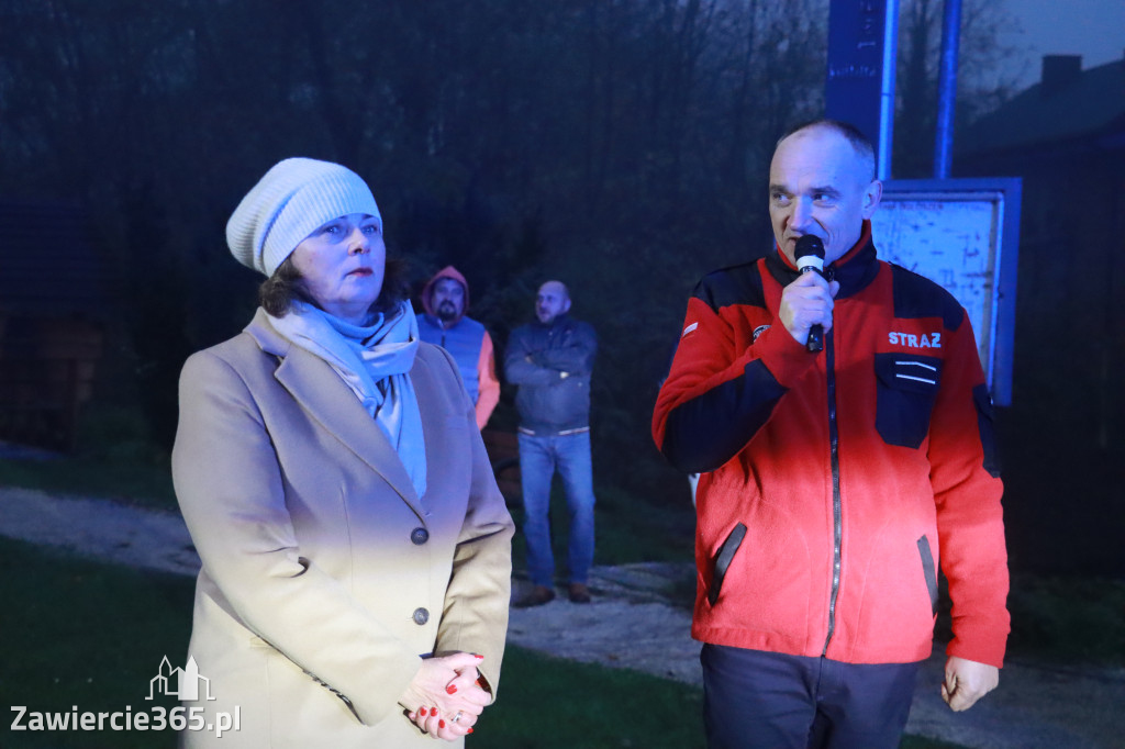 Fotorelacja: Powitanie nowego samochodu ratowniczo-gaśniczego w OSP Zawiercie-Bzów