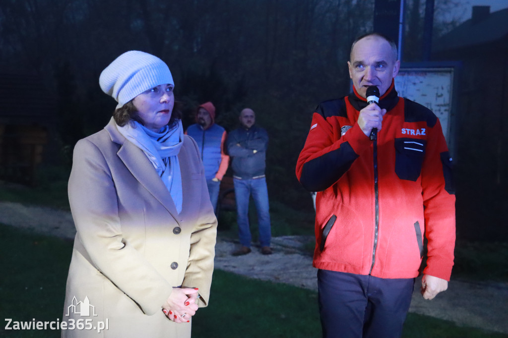 Fotorelacja: Powitanie nowego samochodu ratowniczo-gaśniczego w OSP Zawiercie-Bzów