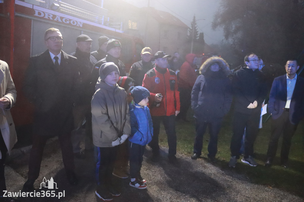 Fotorelacja: Powitanie nowego samochodu ratowniczo-gaśniczego w OSP Zawiercie-Bzów